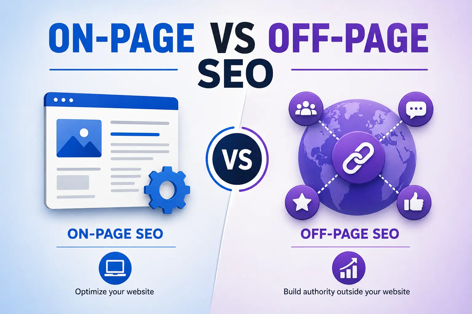 On-Page SEO vs Off-Page SEO: What’s the Difference