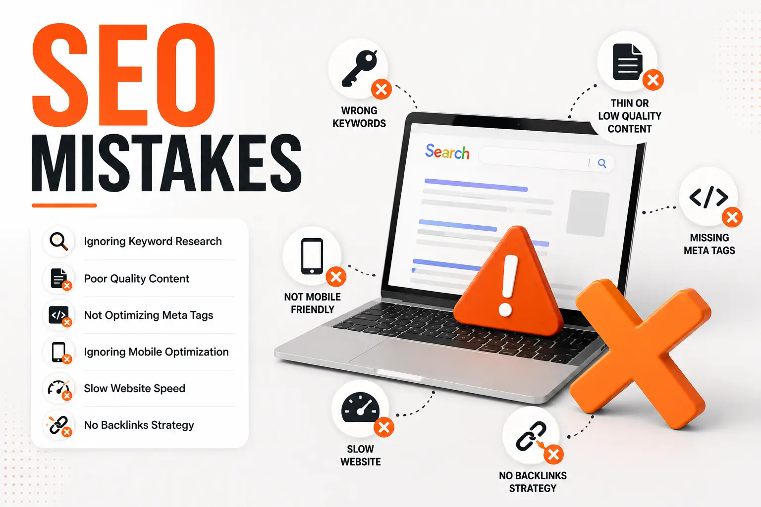 SEO Mistakes: 12 Common Issues (and How to Fix Them) 