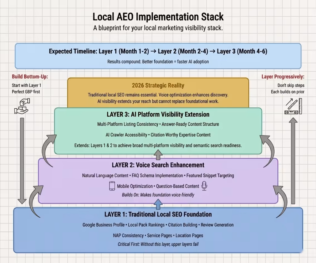 Local AEO Implementation Stack