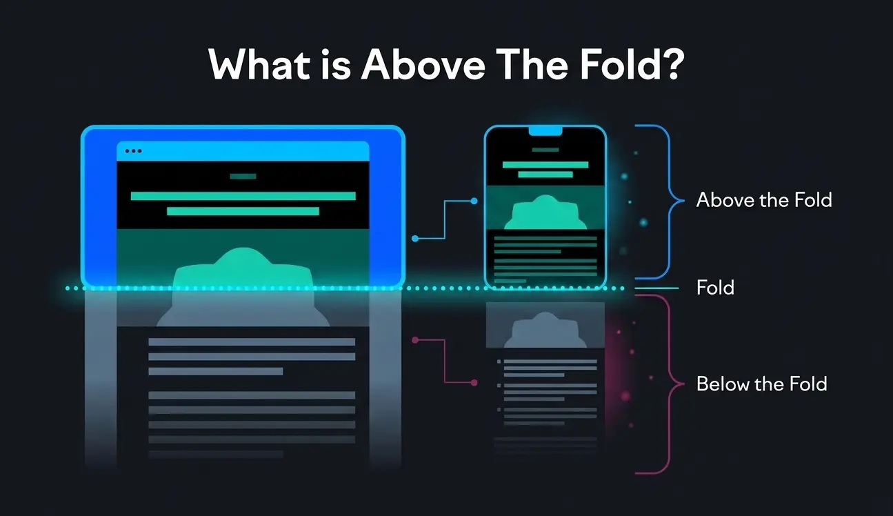 Above the fold looks very different on desktop vs. mobile and designing for both is non-negotiable in 2026. I always build fold-aware layouts for every breakpoint.